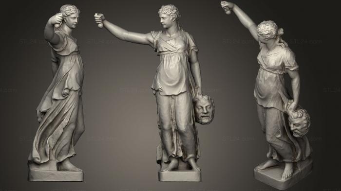 Статуи античные и исторические (Юдифь, STKA_1418) 3D модель для ЧПУ станка